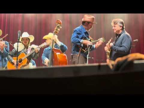 @SierraFerrell with Ronnie and Rob McCoury @delfest #delfest #sierraferrell