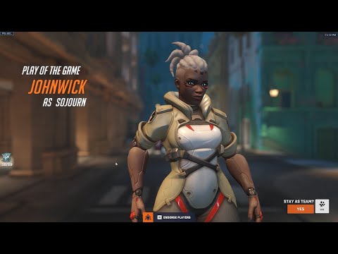 WHAT TOP 500 SOJOURN LOOKS LIKE IN OW 2 - IDDQD SOJOURN OVERWATCH 2 SEASON 4 TOP 500 GAMEPLAY