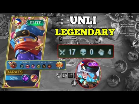 NO NEED TANK! BARATS CORE + TANK BUILD On 2023 | 17KILLS WITH NO DEATHS | MLBB | JETREXTV🦖