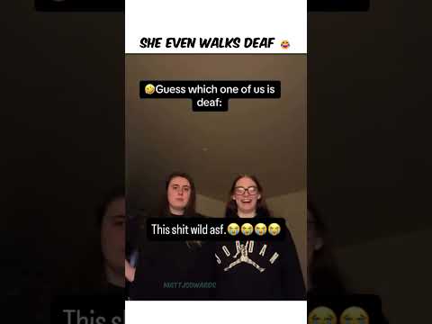She even walks deaf 😂 #funny #trending #shorts #viral
