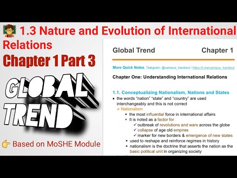 Global Trend Chapter 1 | Part 3