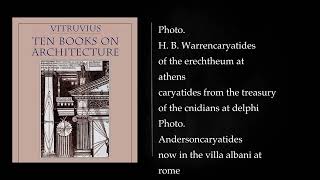 THE TEN BOOKS ON ARCHITECTURE by VITRUVIUS. Audiobook - full length, free