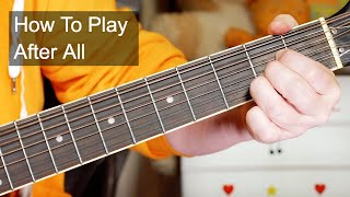 &#39;After All&#39; David Bowie Acoustic Guitar Lesson