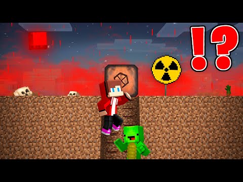 BLOOD POISON GAS vs JJ and Mikey Doomsday Bunker in Minecraft! - Maizen