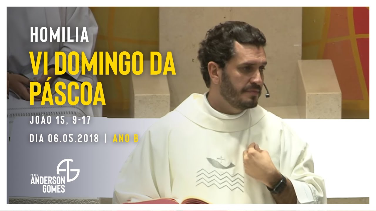 HOMILIA 6º Domingo da Páscoa (Jo 15, 9-17/Ano B) - 06/05/18