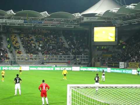 Doelpunt  van verdediger Kah van Roda J.C. ( Roda J.C. - FC VVV Venlo  5-2).