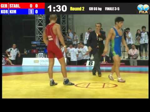 Stäbler Frank - Kim Hyeon-woo( Korea ) 66 kg / greco