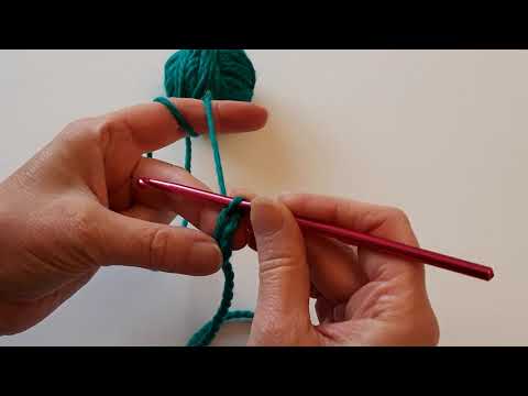 Häkel-Schule: Luftmaschen für Rechtshänder