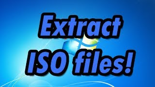 How to extract ISO files (Using WinRar)