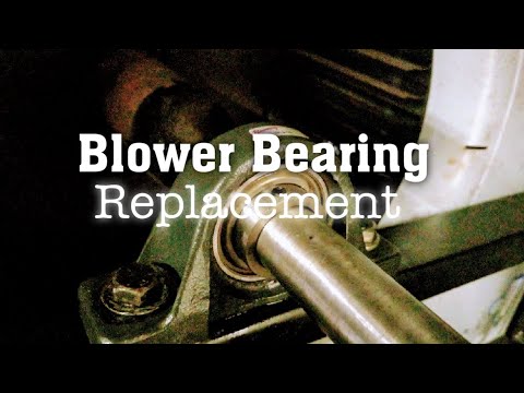 HVAC - Pillow Block Blower Bearing Replacement On A Liebert
