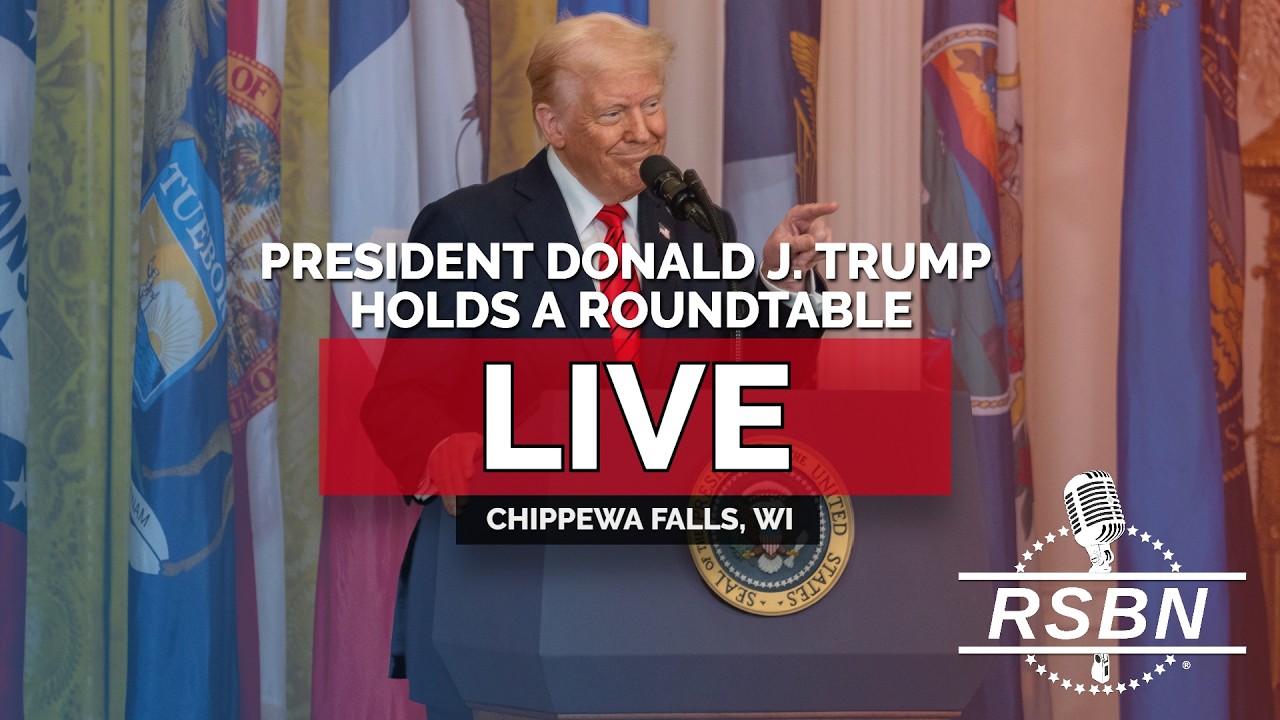 LIVE REPLAY: President Trump Holds a Roundtable in Chippewa Falls, Wisconsin - 06/05/26