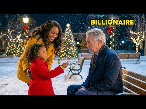 Sad Billionaire Sits Alone on Christmas Eve, Until a Single Mom and Her Daughter Walk In…