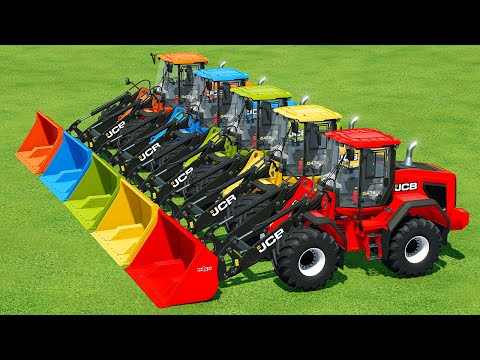 HARVEST AND TRANSPORT CARROTS WITH JCB TRUCKS AND WHEELS LOADERS - Farming Simulator 22