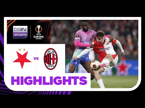 Slavia Prague v AC Milan | Europa League 23/24 | Match Highlights