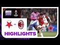 Slavia Prague v AC Milan | Europa League 23/24 | Match Highlights