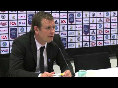 Presskonferensen efter IFK Göteborg - Syrianska