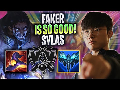FAKER IS SO GOOD WITH SYLAS! - T1 Faker Plays Sylas MID vs Syndra! | Bootcamp 2022