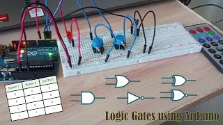 Logic Gates using Arduino || Coder C