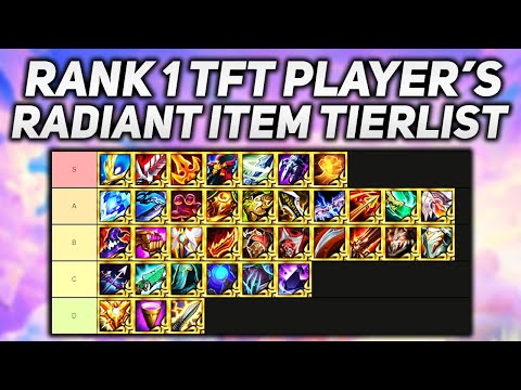 C9 K3SOJU'S SET 5.5 RADIANT ITEM TIERLIST | BEST IN SLOT ALL CARRIES/FRONTLINE | Teamfight Tactics