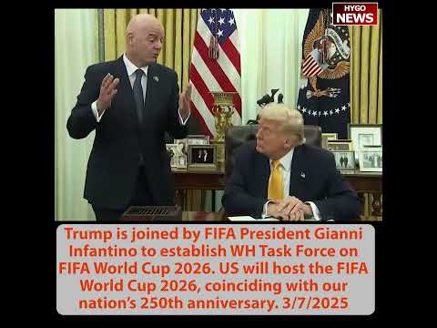 Trump to NBC: 'You're Just a Troublemaker' on Rubio-Musk 'Clash'; FIFA World Cup Task Force Launched