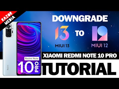 Downgrade from MiUi 13 to MiUi 12 on Xiaomi Redmi Note 10 Pro Easiest Tutorial