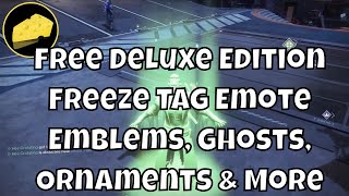 Share Free D2 Deluxe Freeze Tag - Strange Visitors - Hearing Whispers - Emblems - Ghosts - Ornament