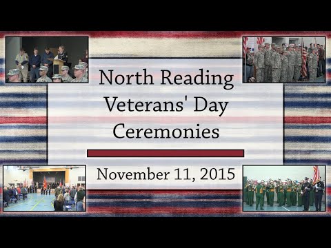 North Reading Veteran's Day Ceremonies 2015