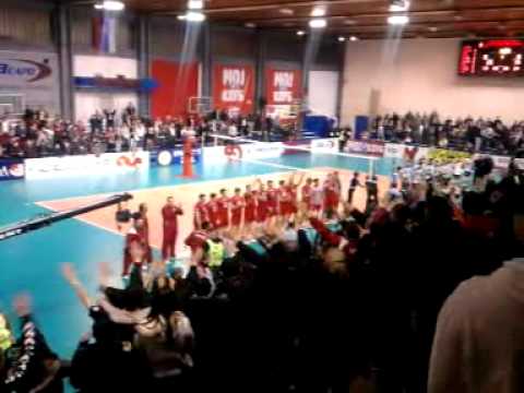 Odbojka  finale kupa-Zvezda-Partizan 3-0