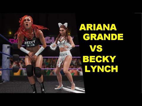WWE 2K18 Becky Lynch vs Ariana Grande - Knockout Match