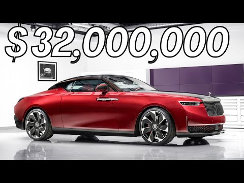 $32M Rolls-Royce La Rose Noire Droptail | World's Most expensive New Car