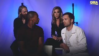 Интервью каста сериала «Сокол и Зимний Солдат» для Good Morning America (русские субтитры)