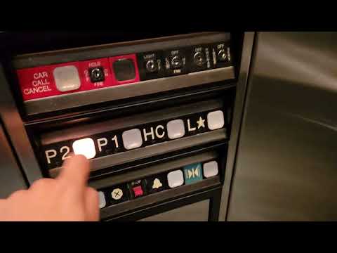 BEFORE: 1986 Dover Impulse Hydraulic Parking Elevators @ Columbia West Building, Bellevue WA