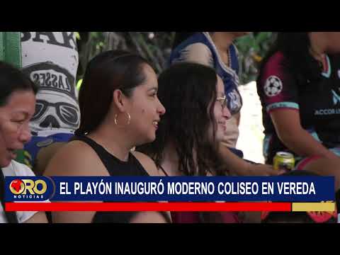 Más deporte en El Playón con nuevo coliseo | Oro Noticias
