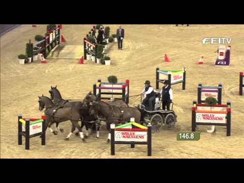 FEI World Cup Driving 2012/13 Mechelen - Boyd Exell 2nd Place