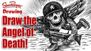 How to draw the Angel of Death! Spoken tutorial