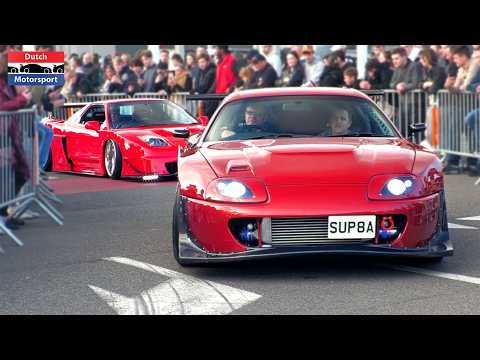 Tuner Cars leaving Car Show! - GR8 ICS 2025