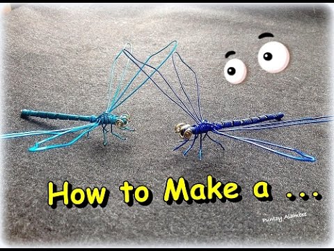 Como Hacer “Libelula en Alambre” || How to Make a”Wire DragonFly” – By Puntoy Alambre