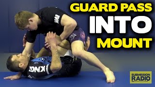 SLICK Butterfly Guard Pass Straight into Full Mount! - by UFC Lightweight Jake Matthews