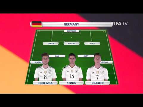 Match 8: Germany v Chile -Team Lineups - FIFA Confederations Cup 2017