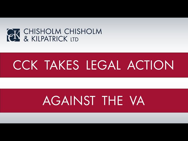 CCK Law Takes Legal Action Against VA: Department of Veterans Affairs
