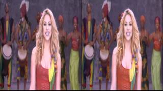 Shakira - Waka Waka Live 3D Music Video Stereoscopic 3DTV