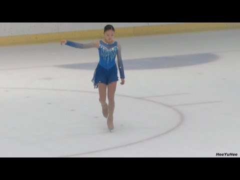 2013 주니어 선발전 Hae Jin KIM (Before SP) 김해진 쇼트 전 대기