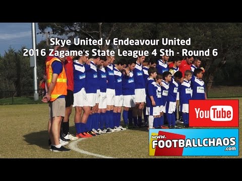 2016 FFV State 4 Sth Rd 6 - Skye United v Endeavour United