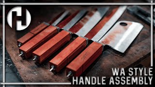 Getting Handle Parts Fit Up and Ready To Shape
