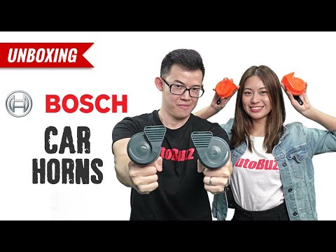 Unboxing: BOSCH Car Horns (Evolution, Strider, Europa) - AutoBuzz.my