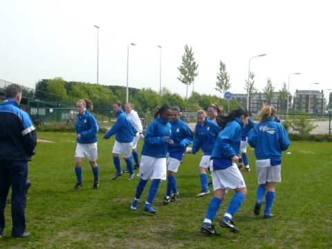 Waterwijk MA1 KNVB beker finale 15 mei 2010 ........ warming up