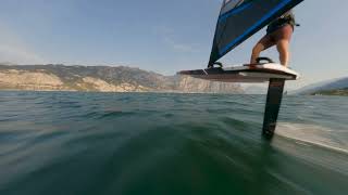 Drone VS Windfoil close crash.