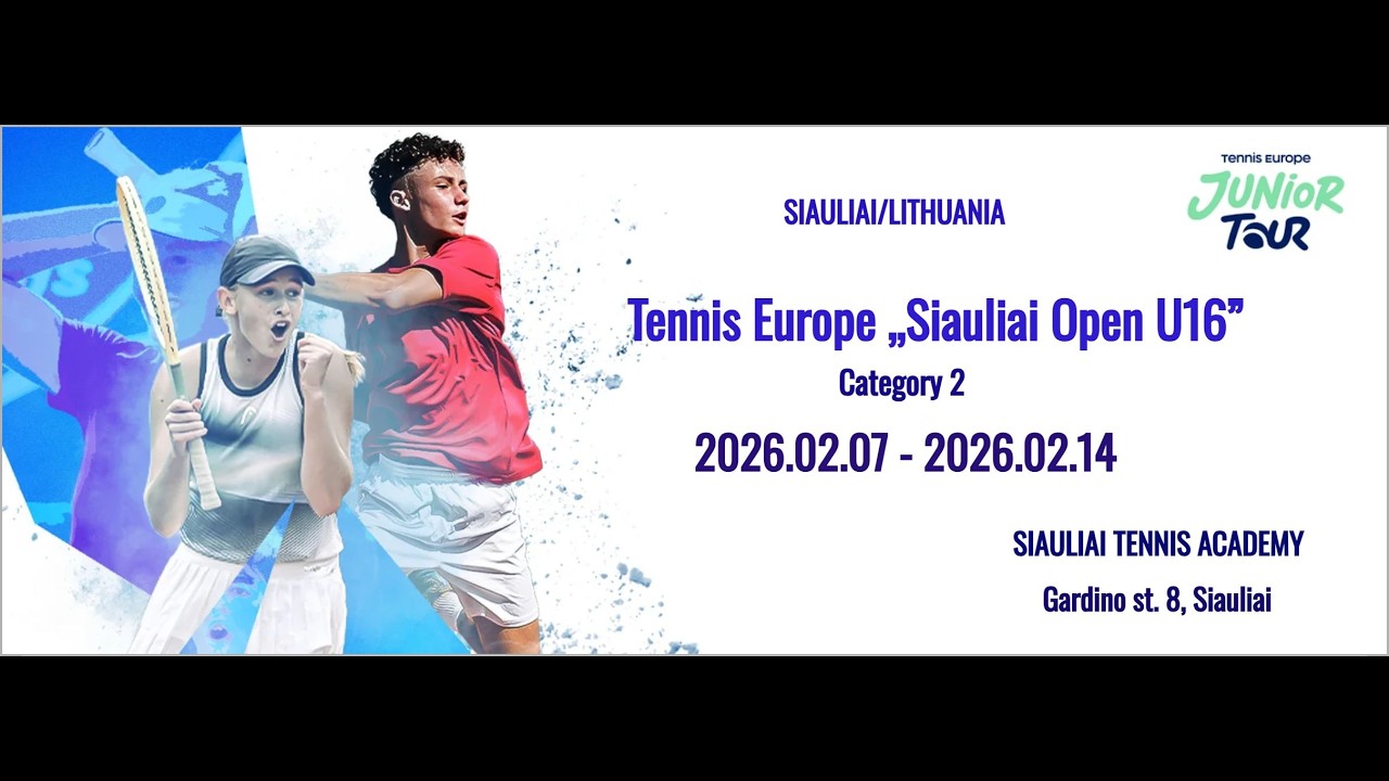 Europos teniso turnyras „SIAULIAI OPEN U16“ DAY 5