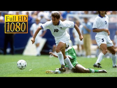 Italy - Nigeria World Cup 1994 | Full Highlights | FHD 60 fps