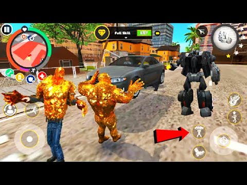 Rope Hero: Vice Town (Throw Power Mutant - Super Hero) | Rope Hero Power | Android Gameplay